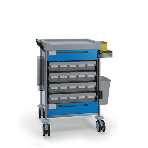 carrello per distribuzione farmaci